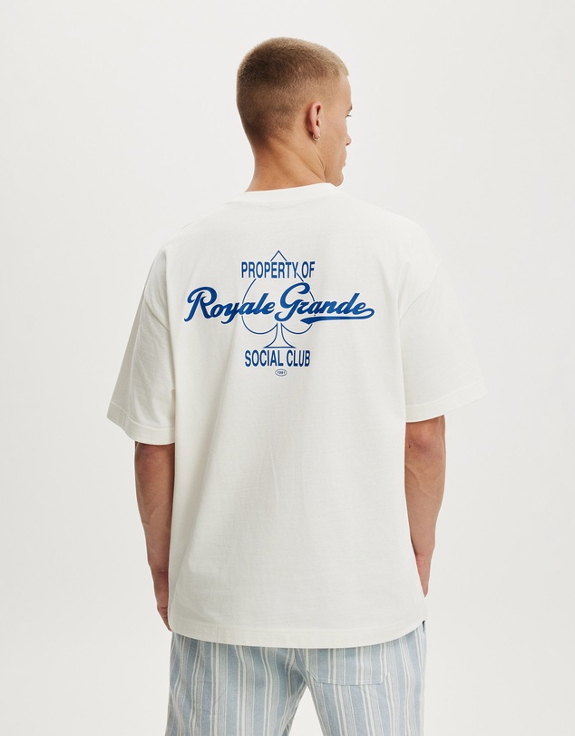 Cotton On - Box Fit Text T-Shirt