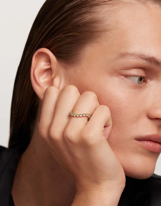 PDPAOLA - Blue Tide Gold Ring