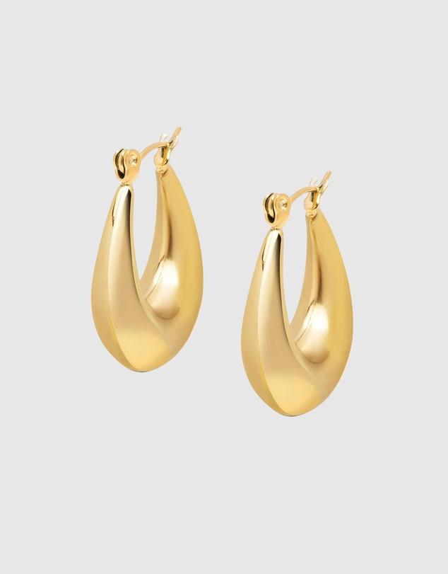 Nialaya Jewellery - Clasp Hoop Earrings