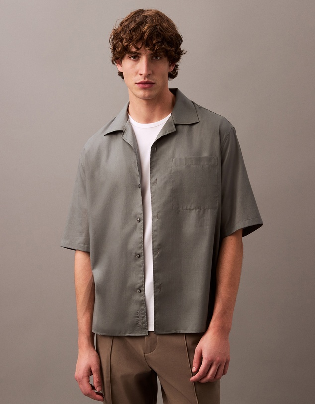 Calvin Klein - Cotton Gauze Relaxed Button-Down Shirt