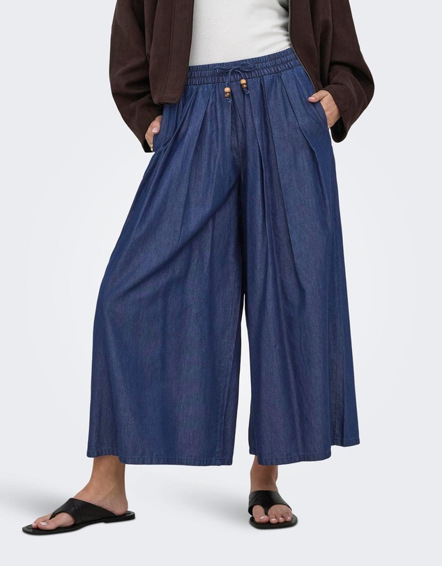 ONLY - Bea High Waist Wide Palazzo Jeans