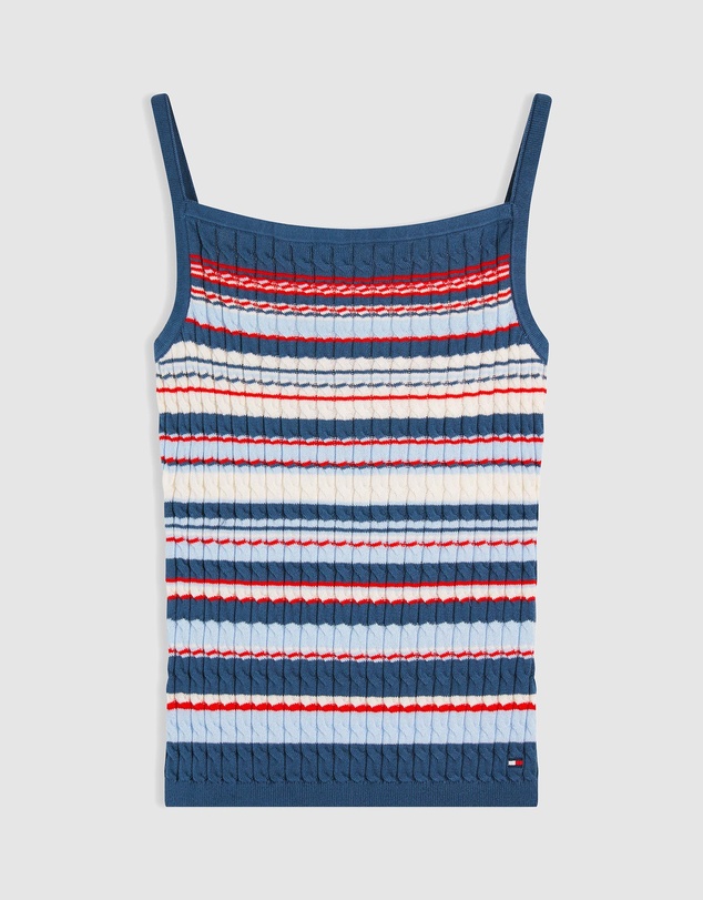 Tommy Hilfiger - Fine Gauge Cable Strap Top