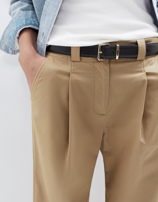 UNISON - Cotton Pleat Front Pant