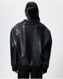 Norma Kamali - Oversized Moto Jacket