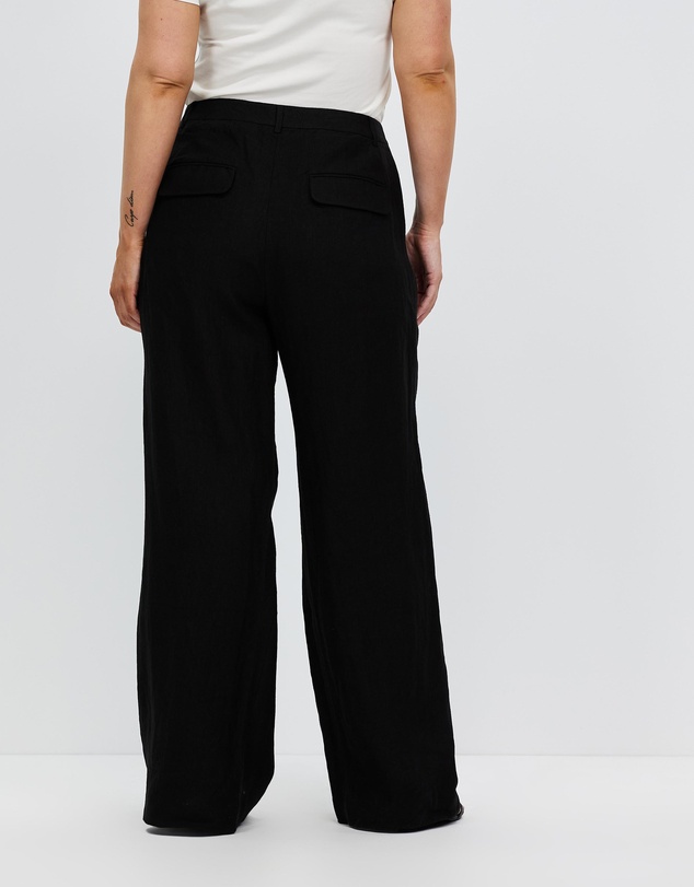 AERE - Straight Leg Linen Pants