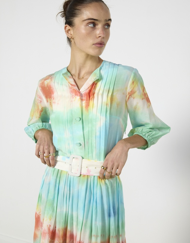 Cirkular - Pre-Loved - Luuda Tie Dye Midi Dress