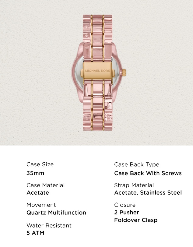 Michael Kors - Bryant Pink Multifunction Watch