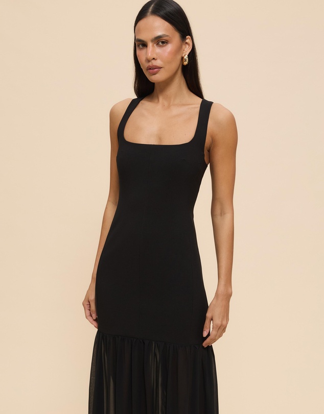 CHANCERY - Luella Scoop Neck Drop Waist Maxi Dress