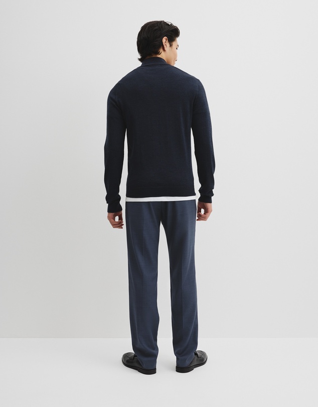 Country Road - Australian Merino Long Sleeve Vam Half Zip Knit