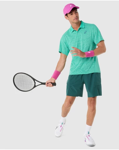 ASICS - Match Jacquard Polo Short Sleeved Top - Men's