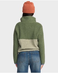 Billabong - Womens Horizon Mock Neck Fleece Top