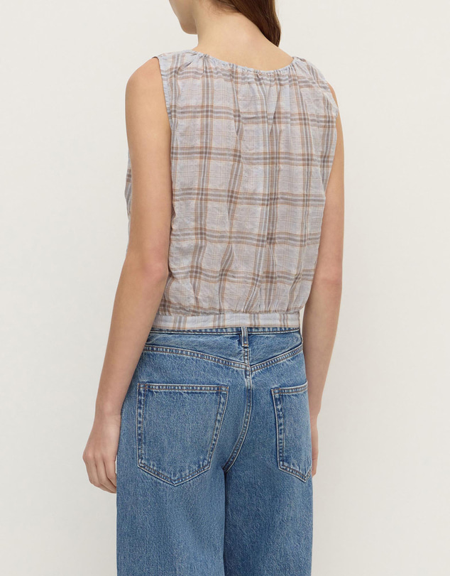 Assembly Label - Auden Check Top