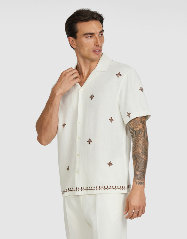 Tarocash - Leandro Embroidered Shirt