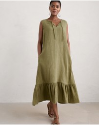 Seasalt - Seasalt Cornwall Green Teaspoon Bay Dress