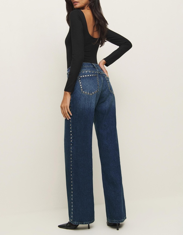 Reformation - Cary Low Rise Slouchy Wide Leg Jeans