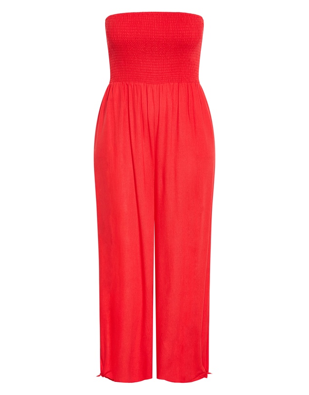 City Chic - Ally Strapless Jumpsuit