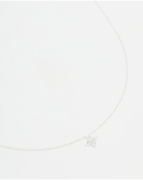 Lovisa - Sterling Silver Cubic Zirconia Micro Flower Pendant Necklace