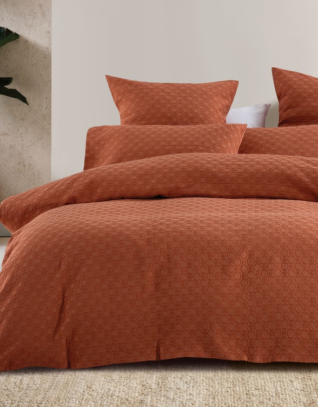 Bambury - Luna Jacquard Polycotton Quilt Cover Set