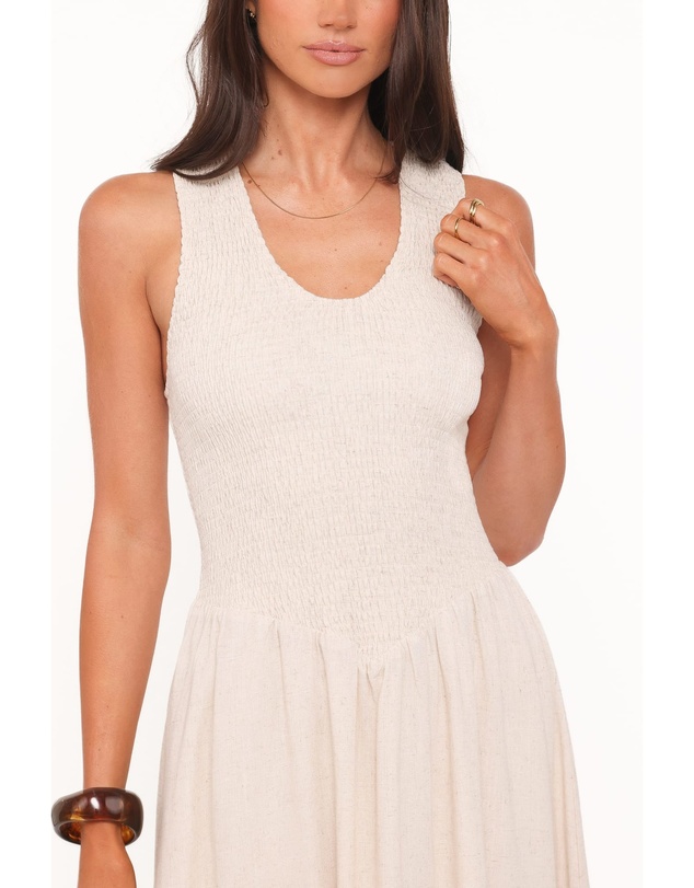 Petal & Pup - Dimity Maxi Dress - Oatmeal