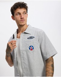 Thrills - Super Charged Short Sleeve Check Work Shirt