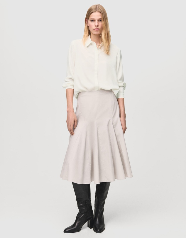 M.N.G - Fluid Long-Sleeved Blouse