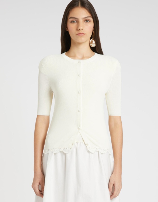 Marella - Crepe Whisper Knit Cardigan