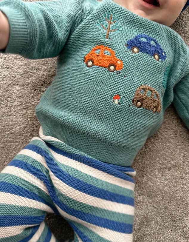 Purebaby - Woodland Jumper -Kids-Babies