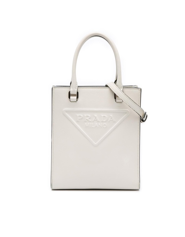 Pre-Loved by Azura Reborn - Pre-Loved Mini Soft Calf Logo Drill Satchel