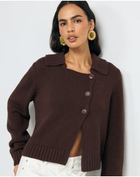 AERE - Miya Cotton Wool Cardigan
