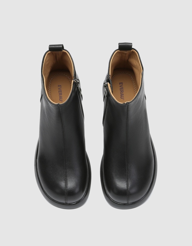 EVERAU - EverAU Ugg Chapple Cow Leather Upper Fashion Boots