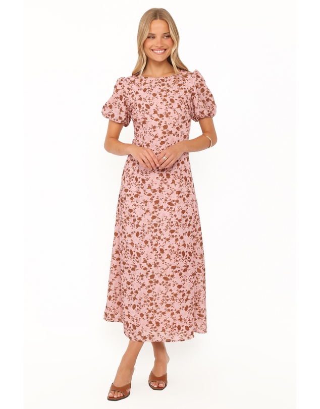 Petal & Pup - Gemima Maxi Dress - Pink Floral