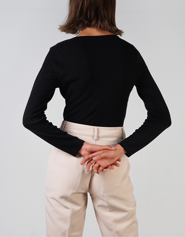 Lydan The Label - Tear Drop Neckline Knit