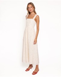 Petal & Pup - Caty Maxi Dress - Red Polka Dot