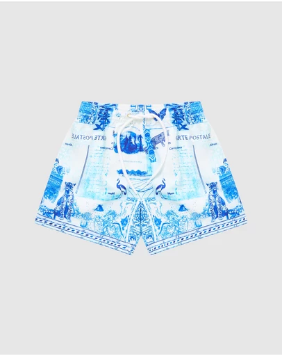 Camilla - Mid Length Boardshorts With Elastic Waist - Kids-Teens