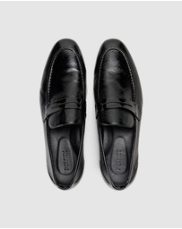 Politix - Patent Saffiano Texture Loafers
