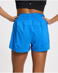 adidas Performance - Pacer Workout Woven High Rise 3 Inch Shorts