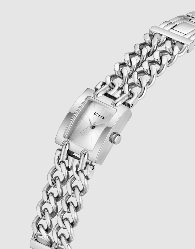 GUESS - GUESS Ladies Silver-Tone Analogue Watch