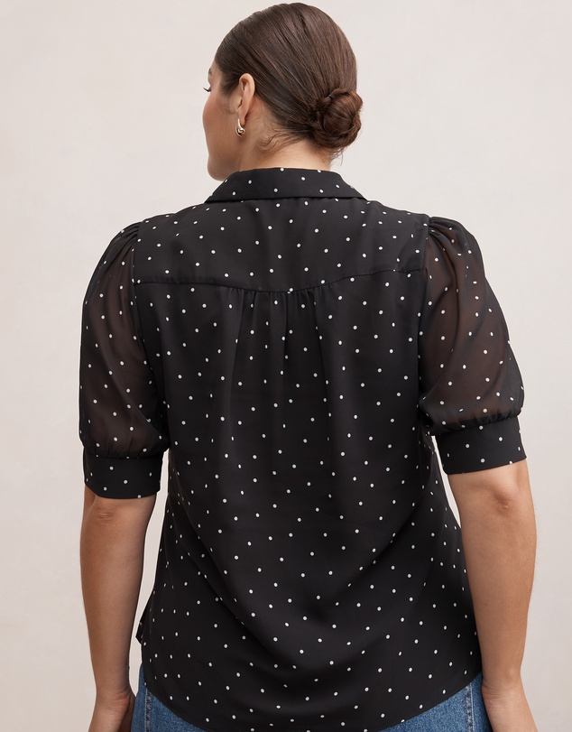 Forever New Curve - Faye Curve Short Sleeves Blouse