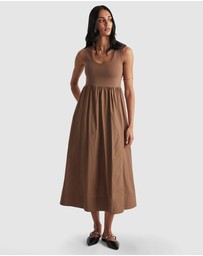 Decjuba - Lucie Spliced Midi Dress