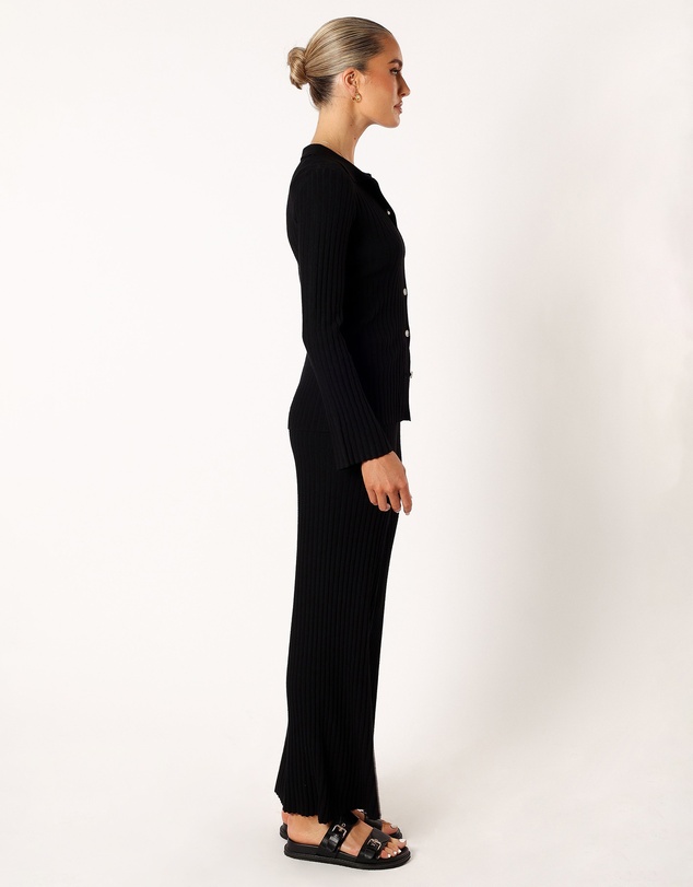 Petal & Pup - Aylia Ribbed Knit Set - Black