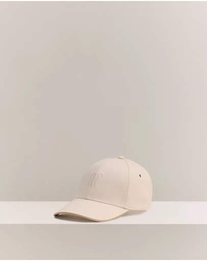 Trenery - Leo Monogram Cap in Paperbark