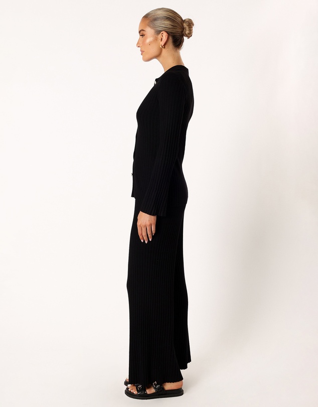 Petal & Pup - Aylia Ribbed Knit Set - Black