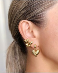 Jackie Mack - Gigis Heart Earrings