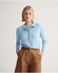 Oxford - Pinky Cashmere Cardigan