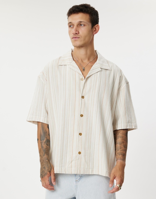 Rhythm - Benny Relaxed Stripe SS Shirt