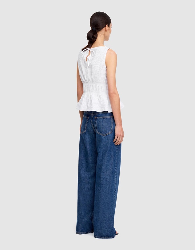 ARKET - Seersucker Smock Top