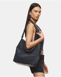 Nakedvice - The Gellar Navy Suede Bag