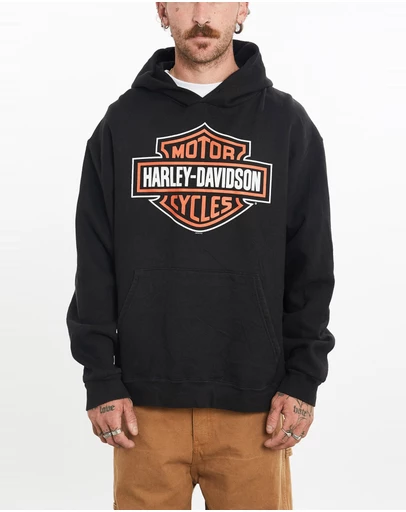 Vintage by The Real Deal - Pre Loved - Vintage Harley Davidson Pensacola Florida Hooded Sweatshirt