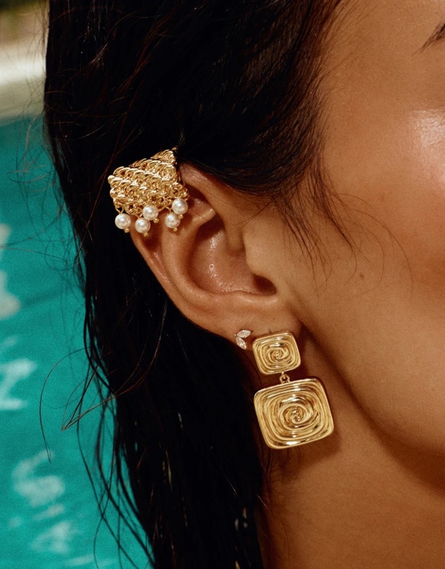 Luv Aj - The Palma Pearl Ear Cuff