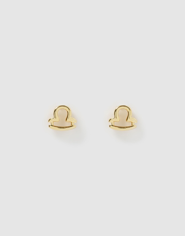 Izoa - Libra Star Sign Symbol Stud